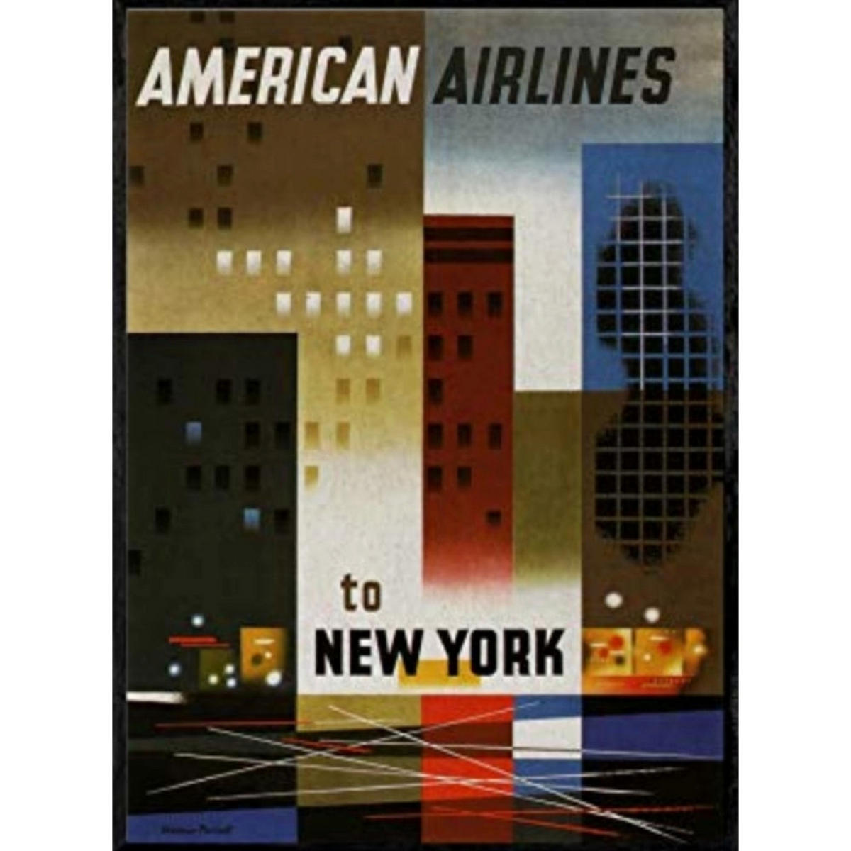 POSTER Amerika New York A3 Rahmenlos - Klar, Papier (29.7/5/42cm) - Nacnic