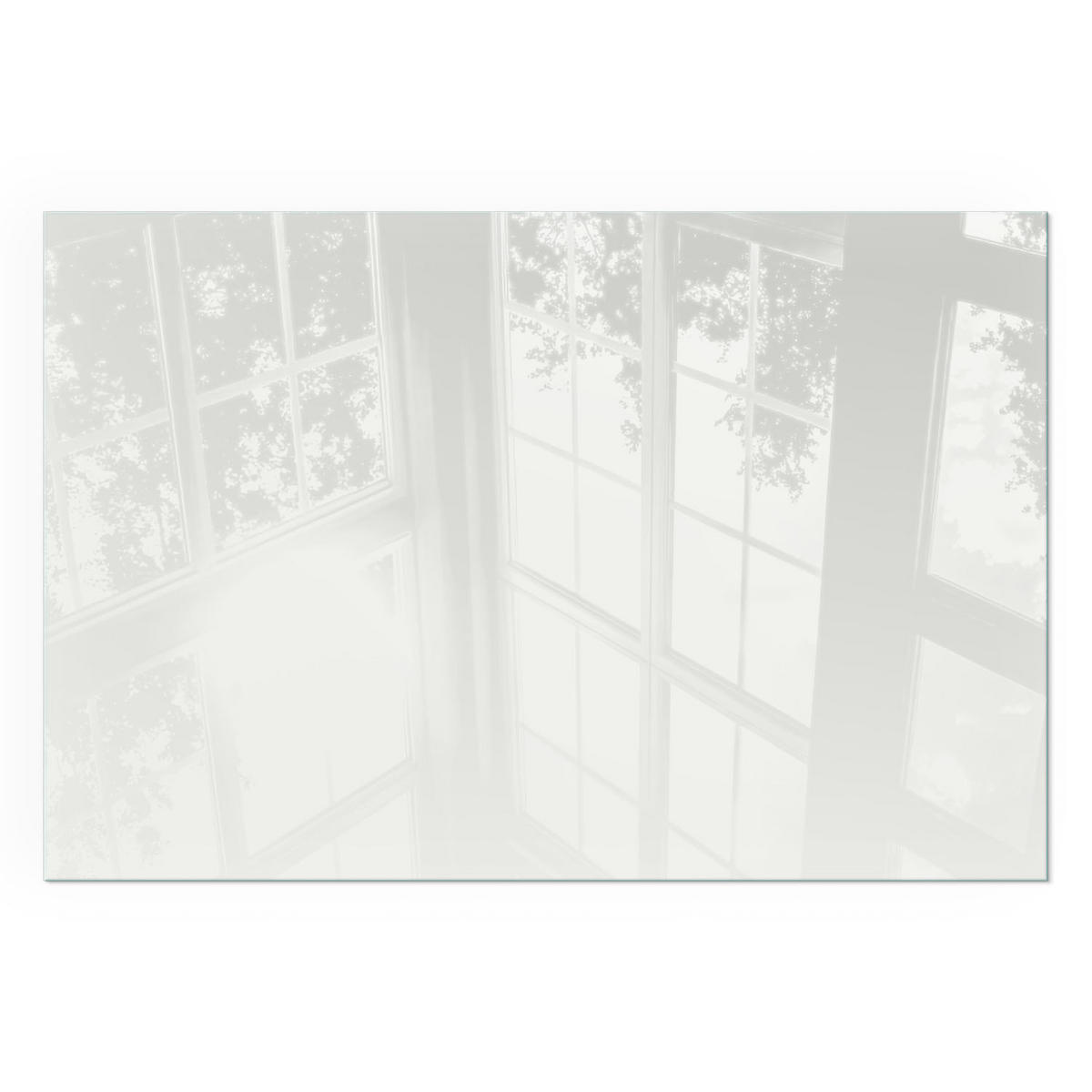 GLASPLATTE für Kamin 60x40 cm - Grau, Glas (60/40/0.4cm) - TULUP