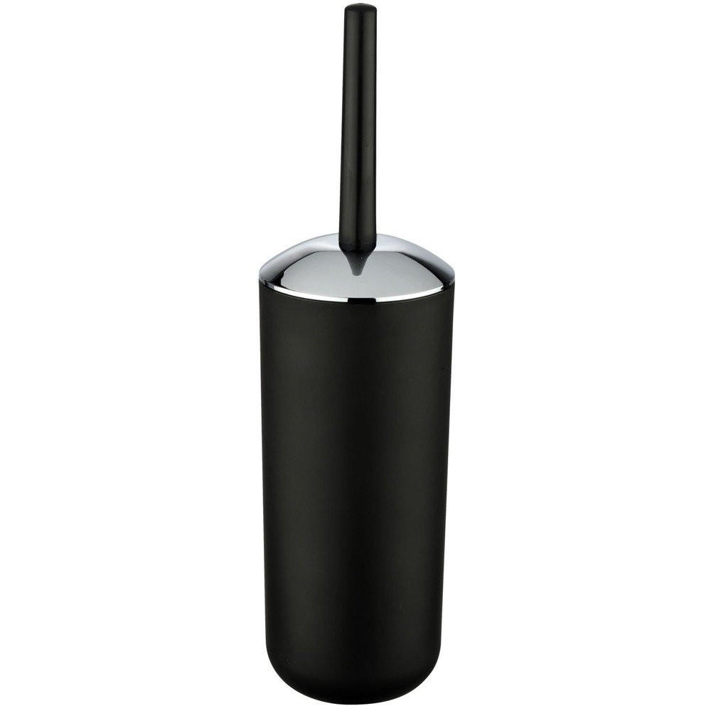 BÜRSTENBEHÄLTER Brasil Black 10/10/37 cm - Schwarz, Kunststoff (10/37/10cm) - Wenko