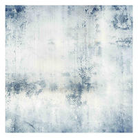 FOTOTAPETE Betonwand Shabby Putz Blau 288/288 cm - Blau, Papier (288/288cm) - Bilderwelten