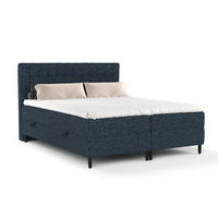 BOXBETT Divine Marineblau 180/200 cm - Schwarz/Dunkelblau, Holz/Holzwerkstoff (180/200cm) - Maison de Reve