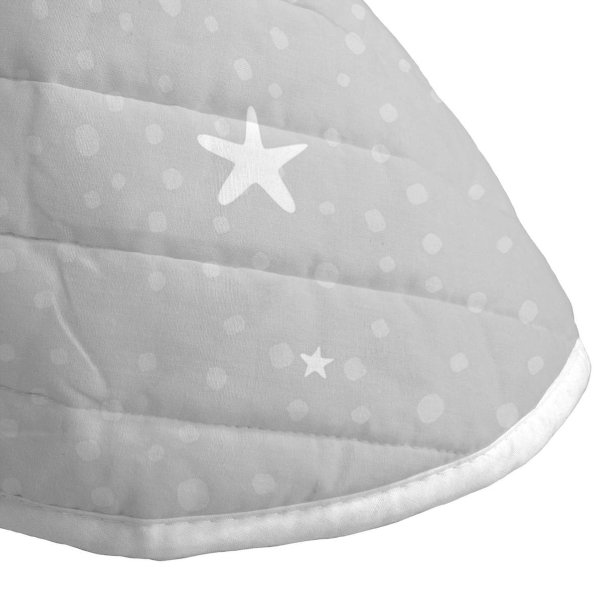 TAGESDECKE little star 180x260 cm (bett 80/90/105) grau - Grau, Textil (180/260cm) - Happy Friday
