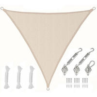 SONNENSEGEL Luftdurchlässig 300 cm Beige - Beige, Kunststoff (300/300cm) - Amanka