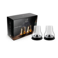 GESCHENKSET Atmosphere Whisky Verkostungsset 2er Set Gläser - Schwarz, Glas (0.4L) - PEUGEOT