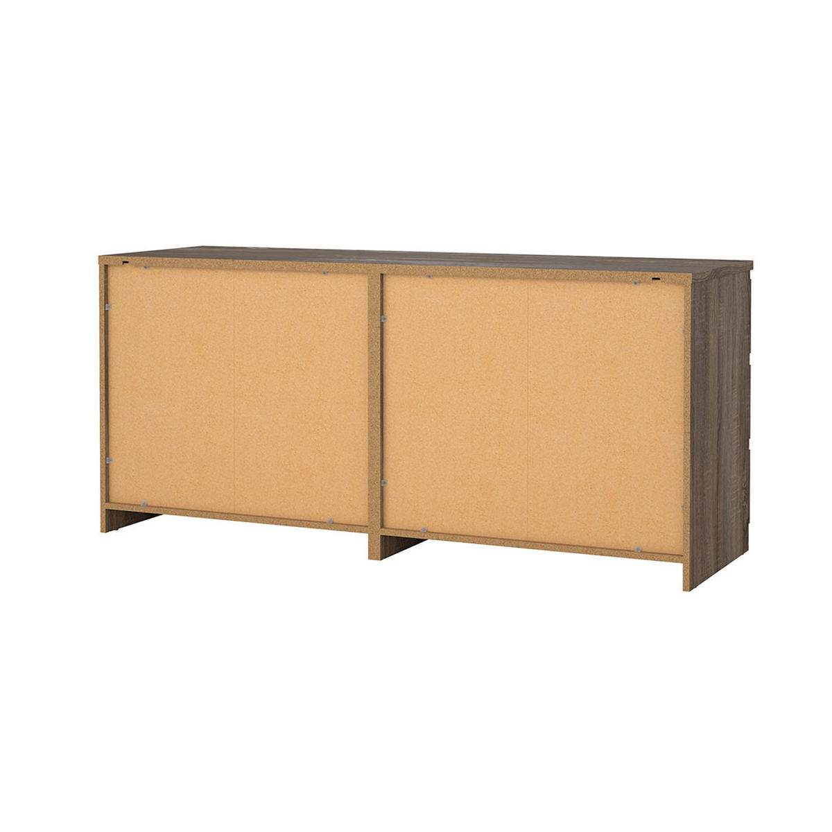 KOMMODE, Naia, Trüffel, Holzwerkstoff, 154 x 50 x 68 cm - Trüffeleichefarben, Holzwerkstoff (154/68/50cm) - ebuy24