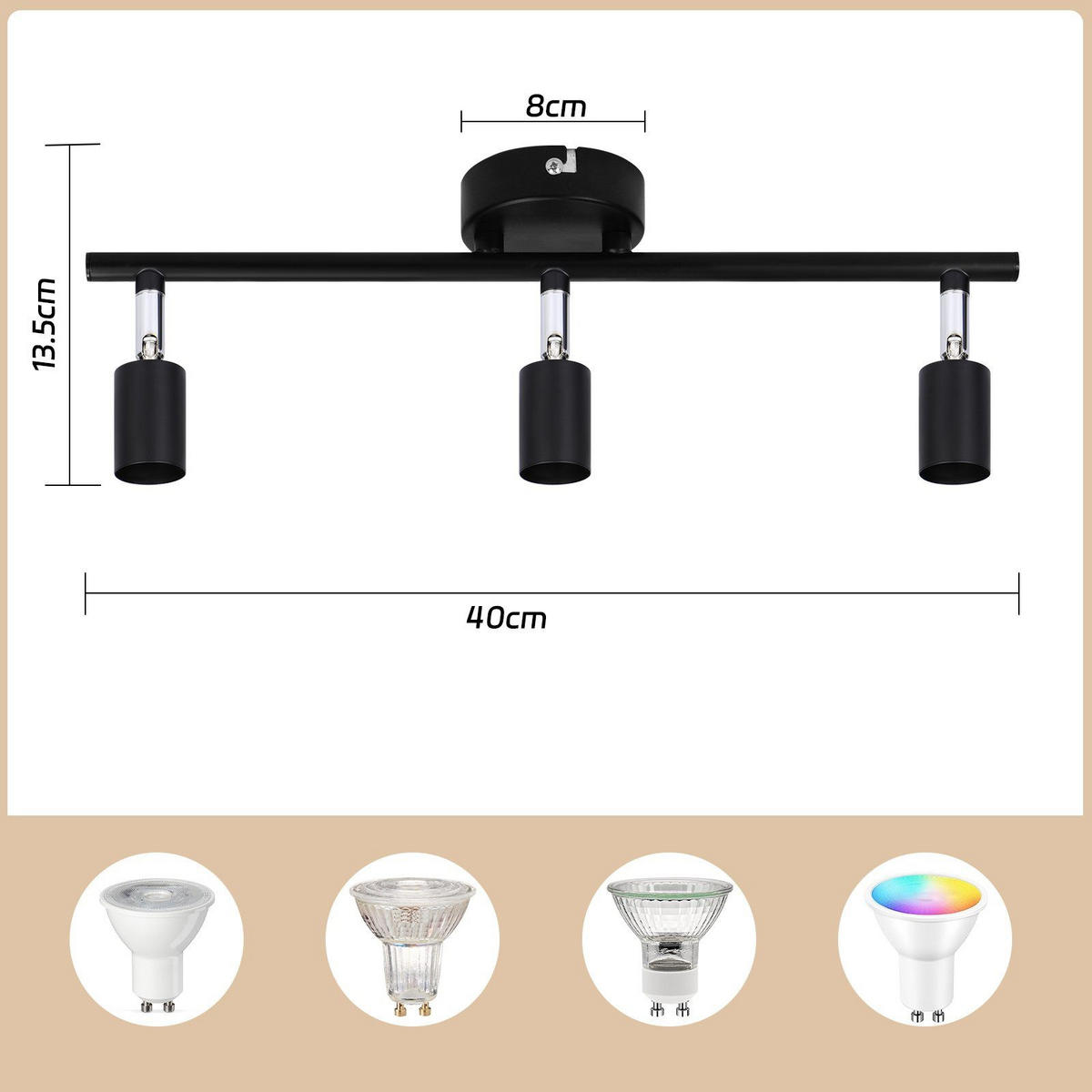 STRAHLER Pilz 40/8/14 cm - Schwarz, Metall (40/8/14cm) - Nettlife