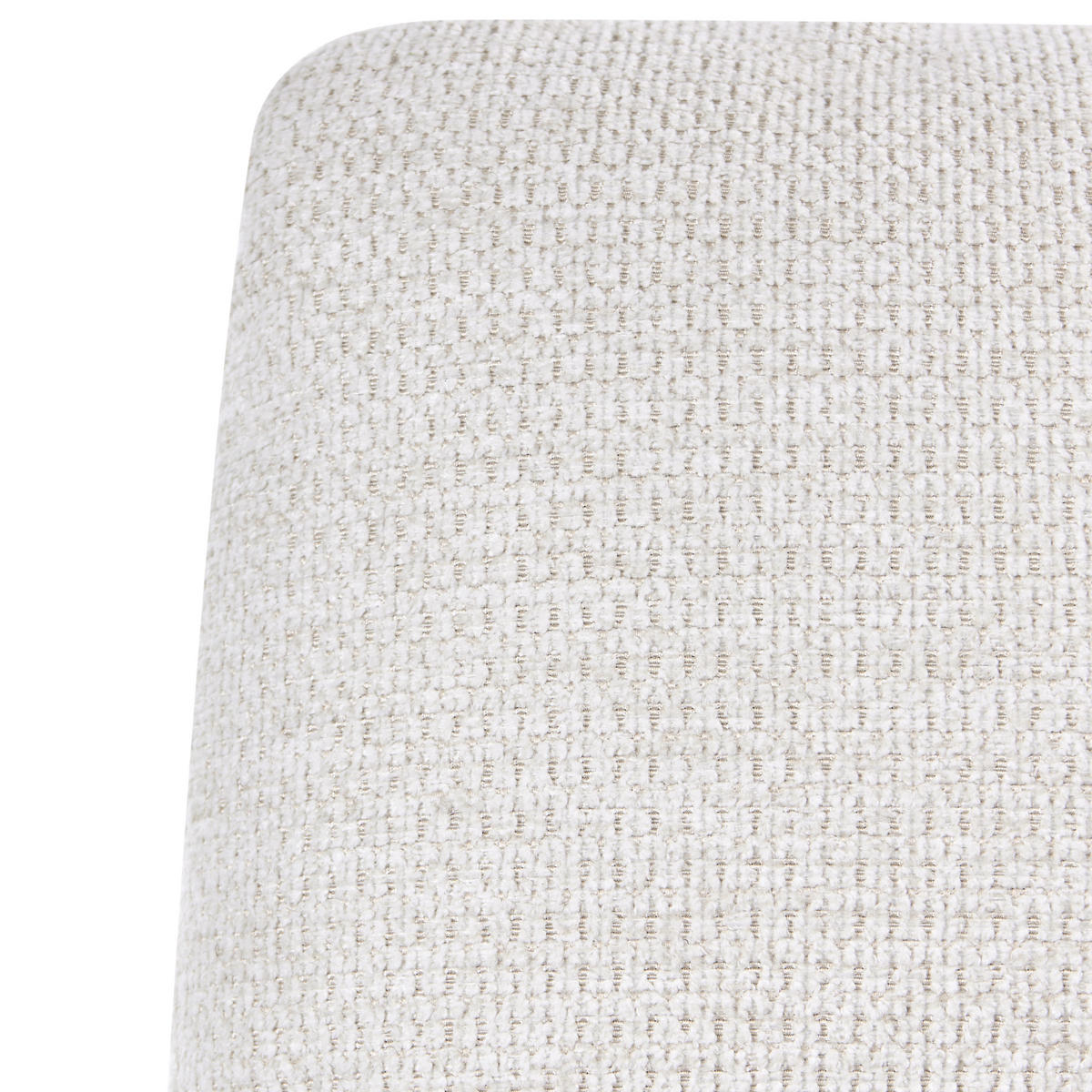 BÜROSTUHL Cremeweiß Constantia - Creme, Textil/Metall (58/94/58cm) - Beliani