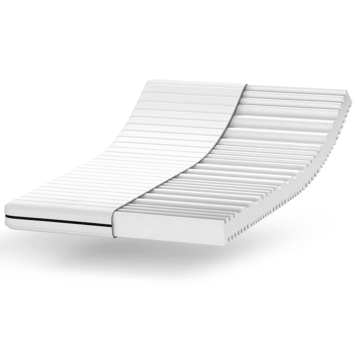 KALTSCHAUMMATRATZE 160x200 H2 H3 - hygienisch und allergikergeeignet - pflegeleichter Bezug - ideal für Gästezimmer oder Ferienwohnung - Höhe 15 cm - Weiß, Textil (160/200cm) - Mister Sandman