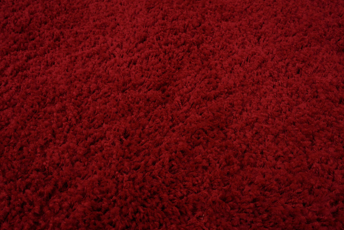 TEPPICH ESSENCE ROUND Rot 240/240 cm - Rot, Textil (240/240cm) - Tapiso