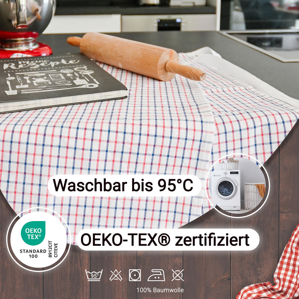 SCHÜRZE , 100% Baumwolle - Multicolor, Textil (65/84cm) - Zollner