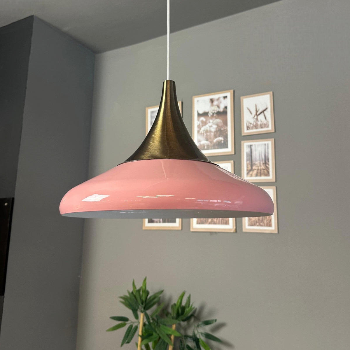 PENDELLEUCHTE Paladin - Pink, Metall (35/35/28cm) - Bamyum