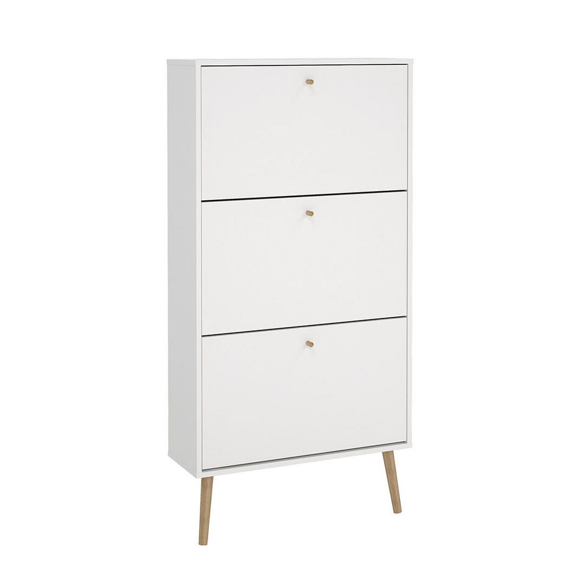 SCHUHSCHRANK, Bodo, Weiß, Holzwerkstoff, 71 x 24 x 140 cm - Weiß, Holzwerkstoff (71/140/24cm) - ebuy24