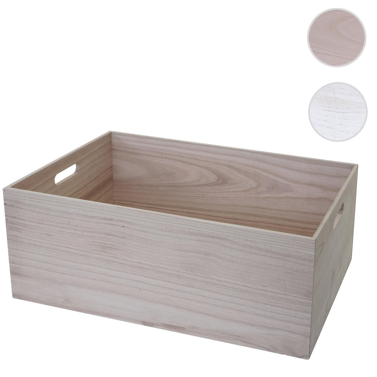 HOLZBOX Beige - Beige, Holz (24/40/60cm) - MCW