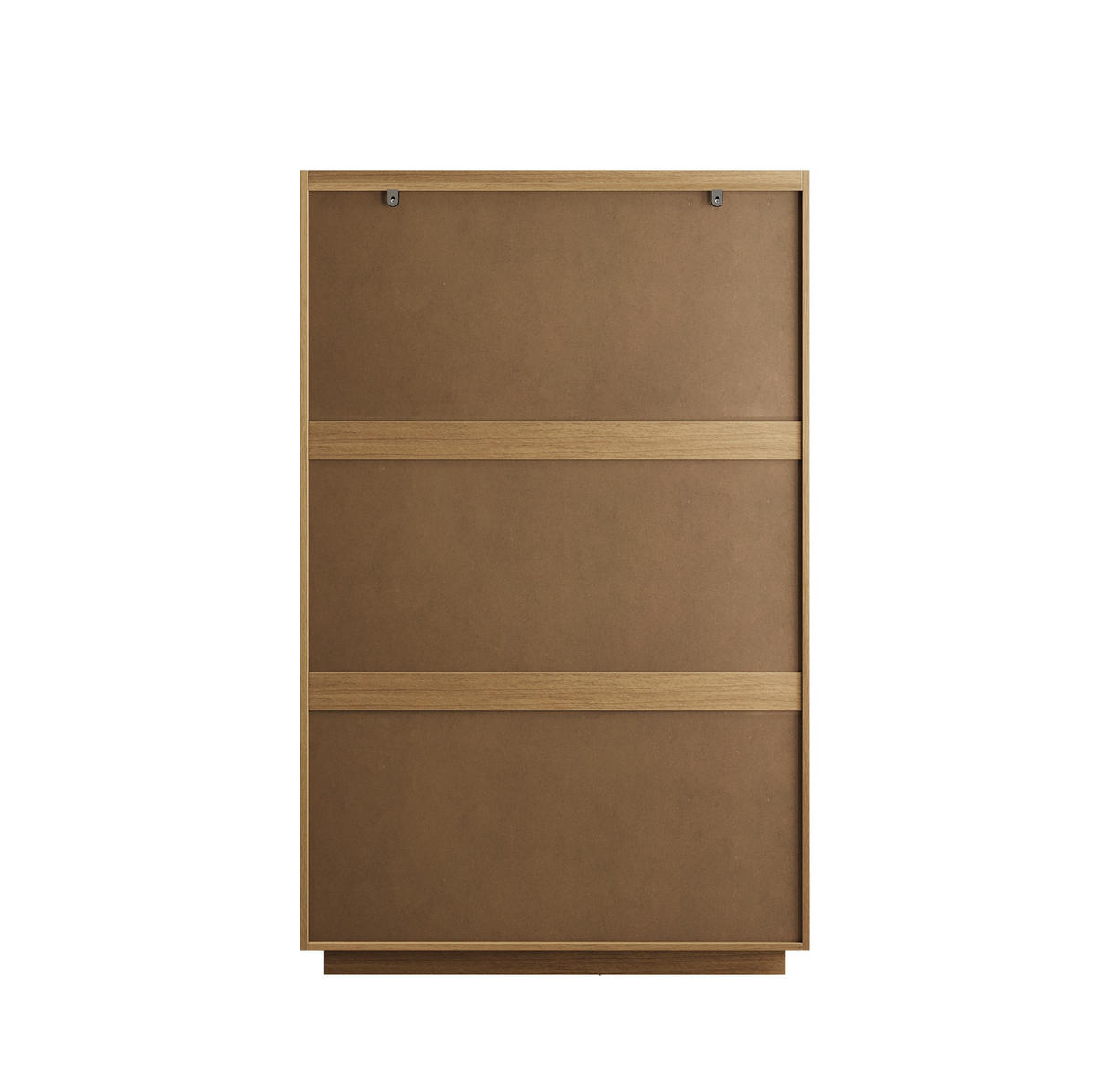 KOMMODE 80/48/127 cm in Eichefarben mit 6 Schubladen und griffloser Front - Nussbaumfarben, Holzwerkstoff (80/127/48cm) - Flora Grace