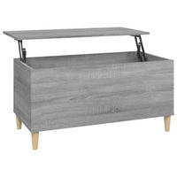 COUCHTISCH Grau Sonoma 90x44,5x45 cm Holzwerkstoff - Grau, Holzwerkstoff (90/44.5/45cm) - furnicato