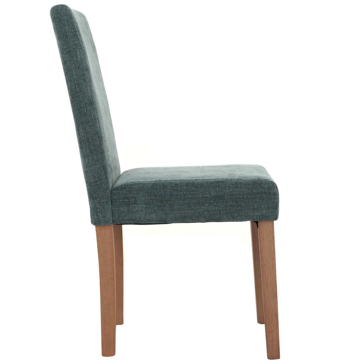 ESSZIMMERSTUHL 4er-Set klassisch und zeitlos 90x42x50cm Sitzhöhe 47cm Stoff/Textil Chenille Holz naturfarbene Beine Grün - Grün, Textil (42/90/50cm) - CHEFGASTRO