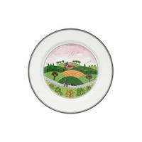 FRÜHSTÜCKSTELLER JÄGER Design Naif bunt ø 21 cm - Multicolor, Keramik (21cm) - Villeroy & Boch