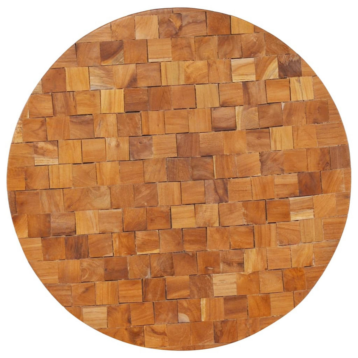 COUCHTISCH 60x60x35 cm Teak Massivholz - Braun, Holzwerkstoff (60/60/35cm) - furnicato