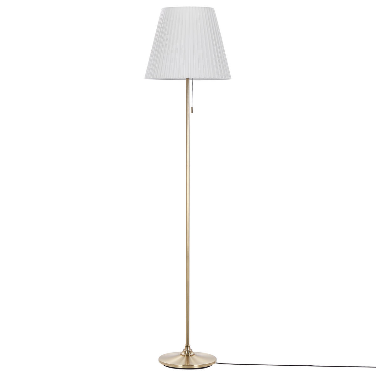 STEHLAMPE Torysa 35/35/148 cm - Messingfarben, Metall (35/35/148cm) - Beliani