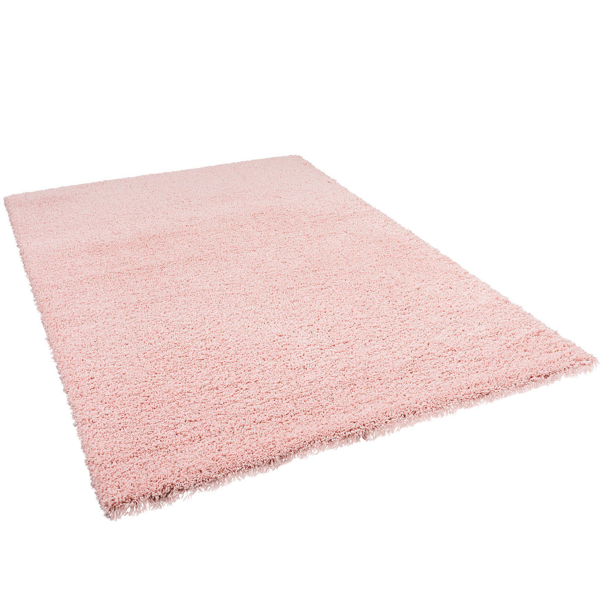 HOCHFLOR LANGFLOR SHAGGY TEPPICH LUXURY - Rosa, Textil (200/200cm) - Pergamon