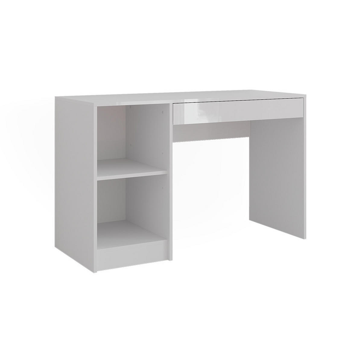 TOALETNÍ STOLEK Sherry Bílá/bílý vysoký lesk - vysoce lesklá bílá, kompozitní dřevo (119.8/76/50.1cm) - Vicco