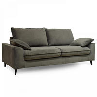 3-SITZER-SCHLAFSOFA, Stoff, Grün - Grün, Textil (97/88/205cm) - Oviala