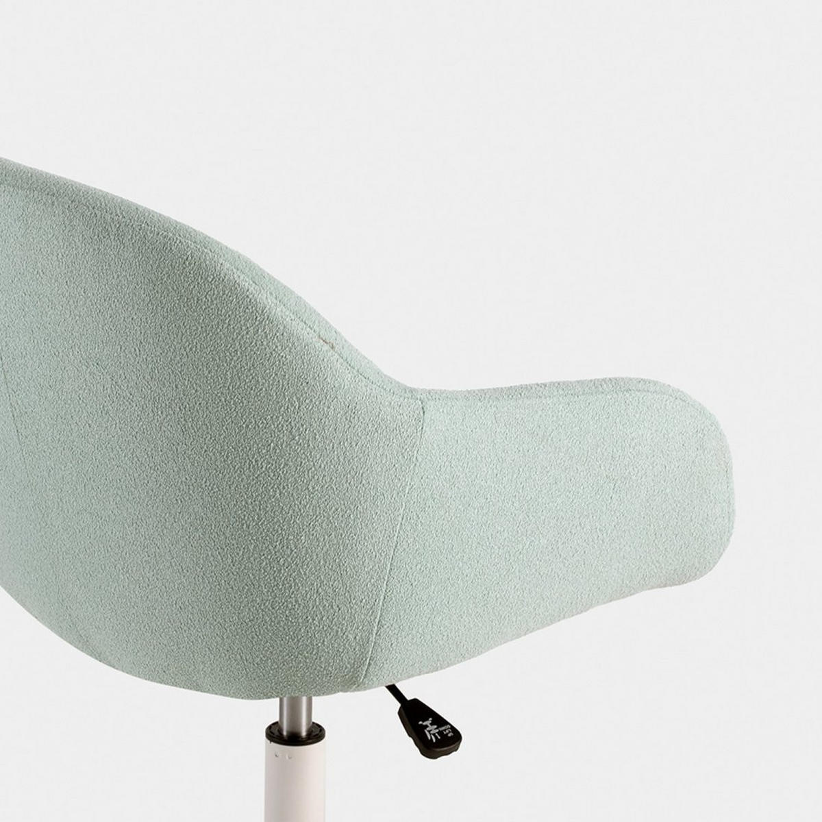 SCHREIBTISCHSTUHL Tasia Grün 56 cm x 78-85,5 cm - Grün, Metall (56/78/58cm)