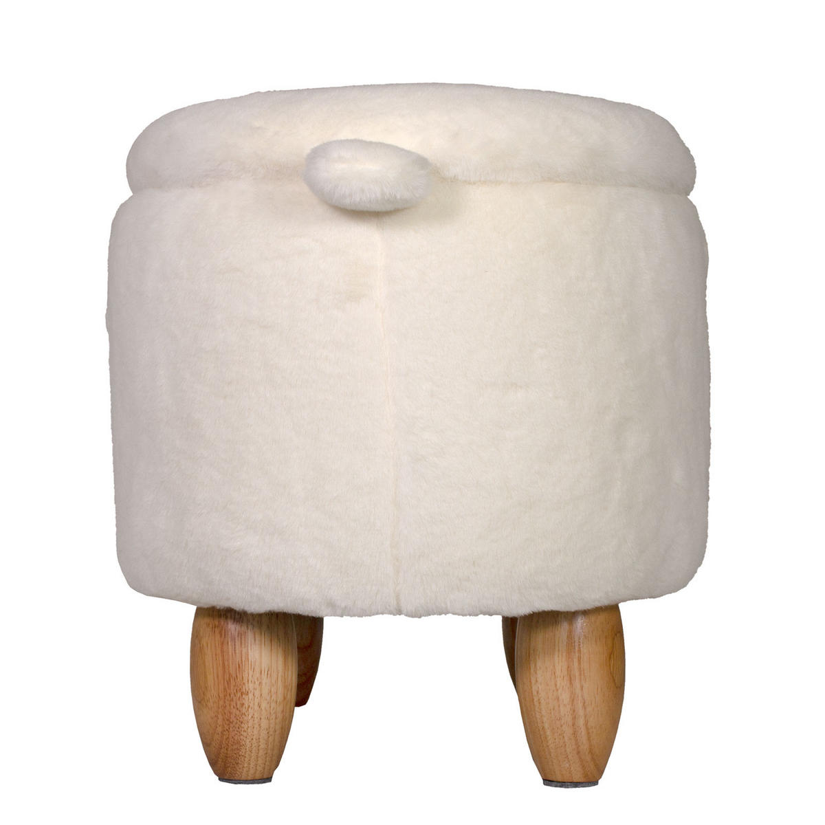 TIERHOCKER Schaf - Weiß, Textil (32/37/55cm) - SVITA