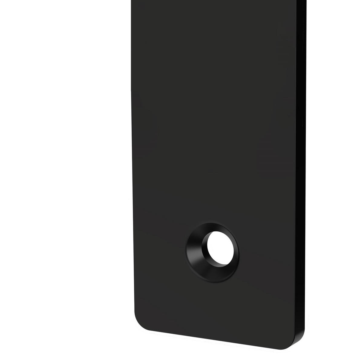 REGALHALTERUNGEN - Schwarz, Metall (24/3/24cm) - ML-DESIGN