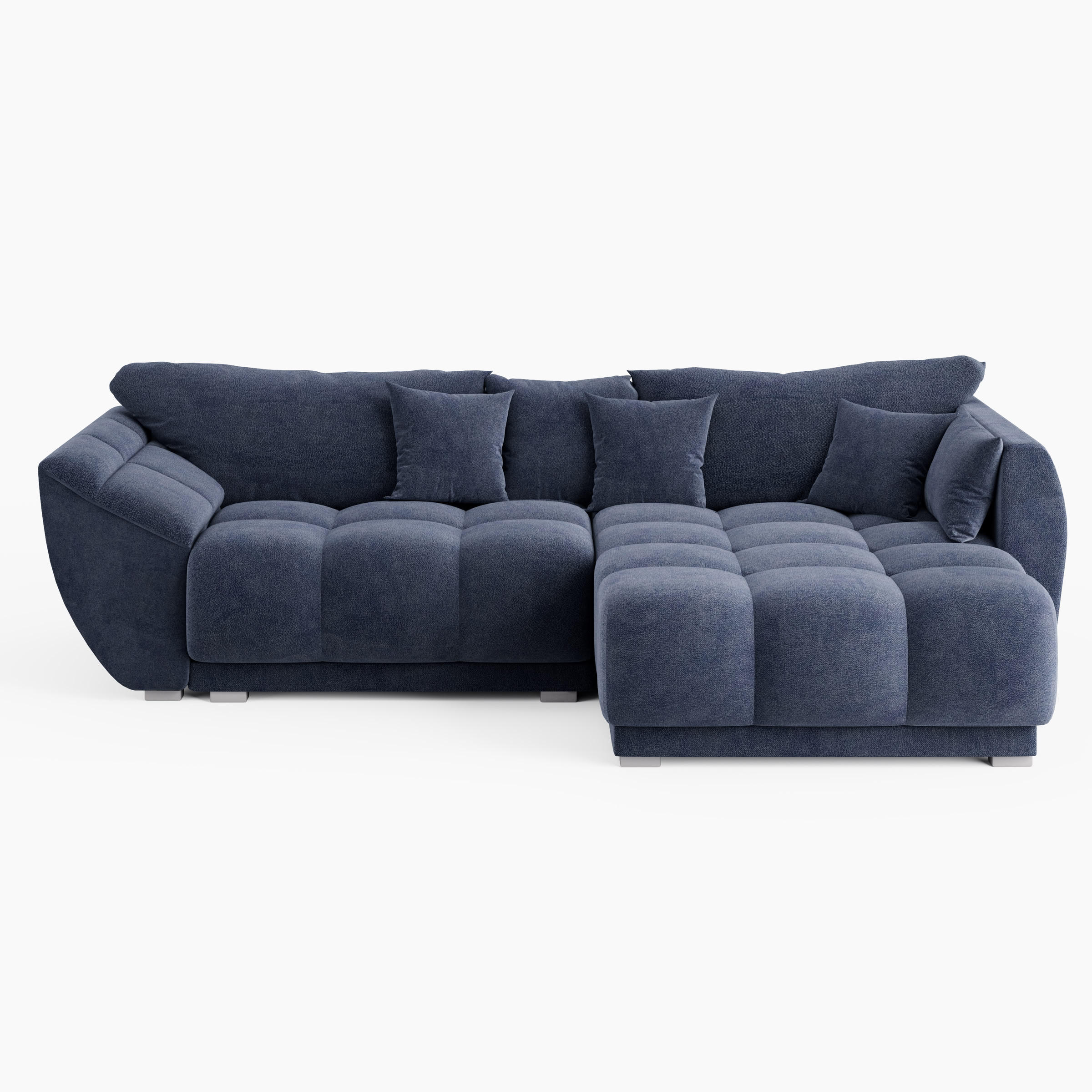 Barchello Ecksofa Dunkelblau 285x180 cm