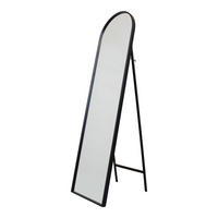 STANDSPIEGEL Ark Schwarz - Schwarz, Metall (40/150/4cm) - Fragix