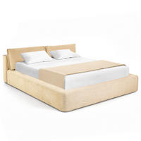 POLSTERBETT - Creme, Textil (140/200cm) - home24