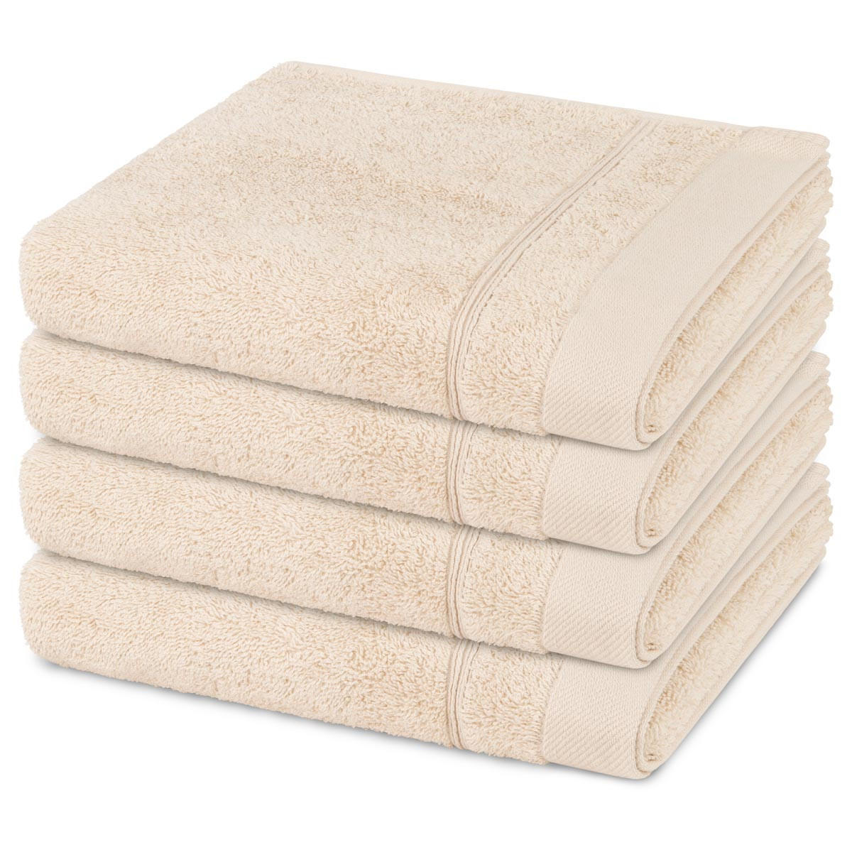 HANDTUCH Rubin 4er-Set - Naturfarben, Textil (50/100cm) - Ross