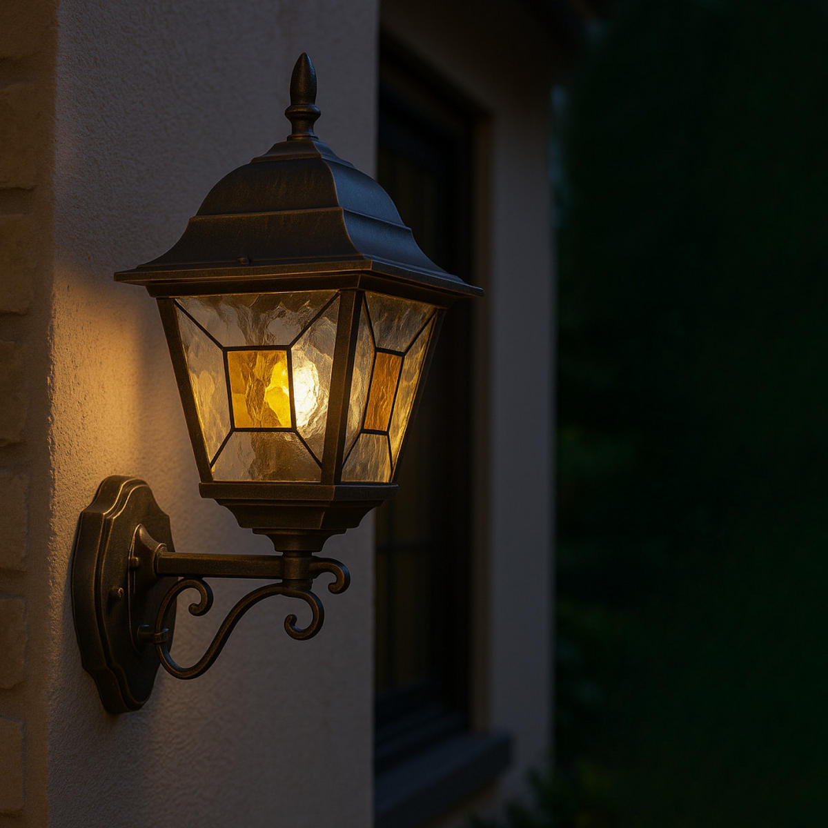 AUSSENWANDLEUCHTE Janel 90981A86 - Schwarz, Metall (18/44.5/25.5cm) - Brilliant