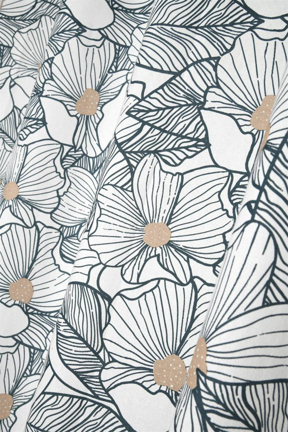 BAUMWOLLVORHANG Eugenie 140/260 cm - Multicolor, Naturmaterialien (140/260cm)