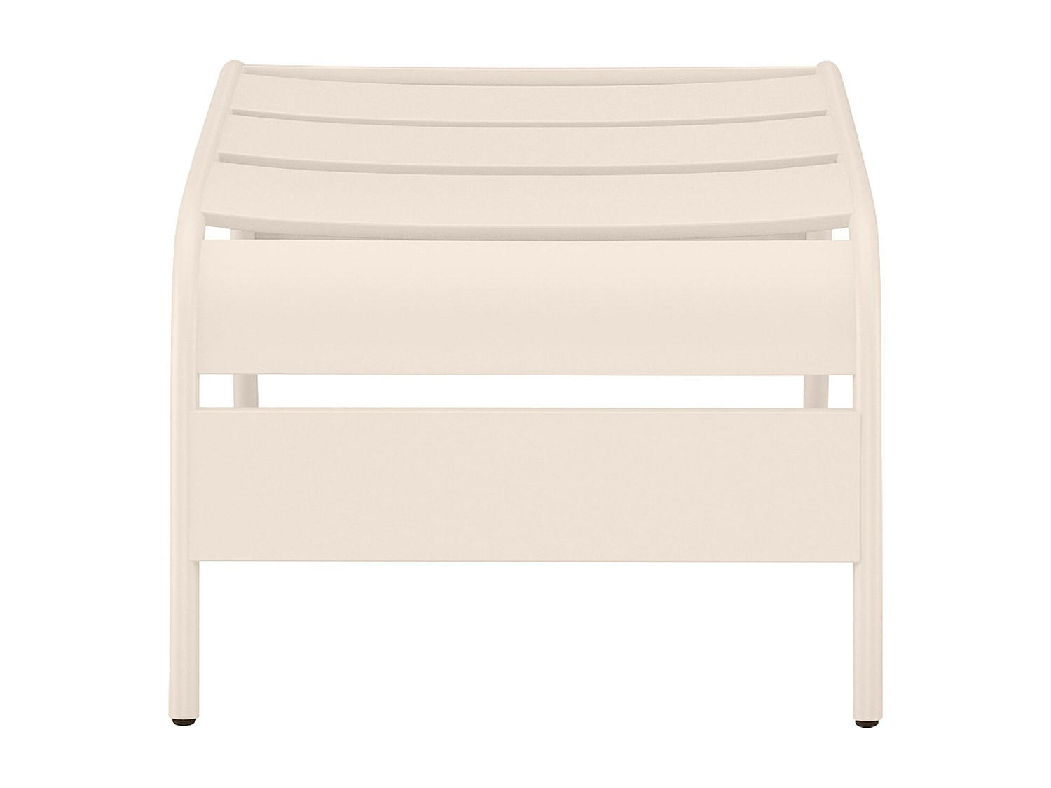 GARTENSESSEL - 50 cmcm x 61.5 cmcm - Metall - Beige - MIRMANDE - Beige, Metall (50/33/61.5cm) - Vente-Unique