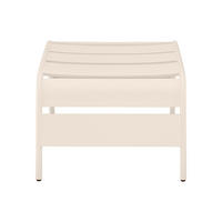 GARTENSESSEL - 50 cm x 61.5 cm - Metall - Beige - MIRMANDE - Beige, Metall (50/33/61.5cm) - Vente-Unique