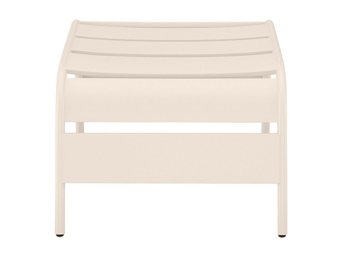 FUSSBANK - Metall - Beige - MIRMANDE von MYLIA - Beige, Metall (61.5/33/50cm) - Vente-Unique