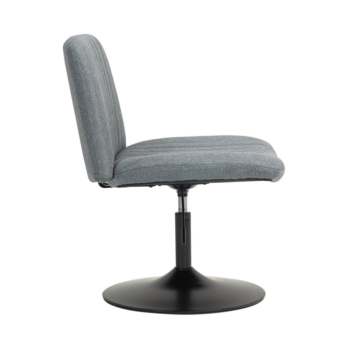 LOUNGESESSEL EMILY Grau - Schwarz/Grau, Textil/Metall (64/96/66cm) - SVITA