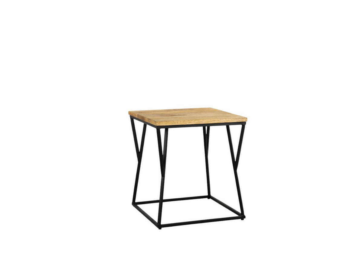 BEISTELLTISCH Kai Mangoholz Durchmesser 40 cm Natur - Naturfarben, Holz (40/40/45cm) - Villa Möbel