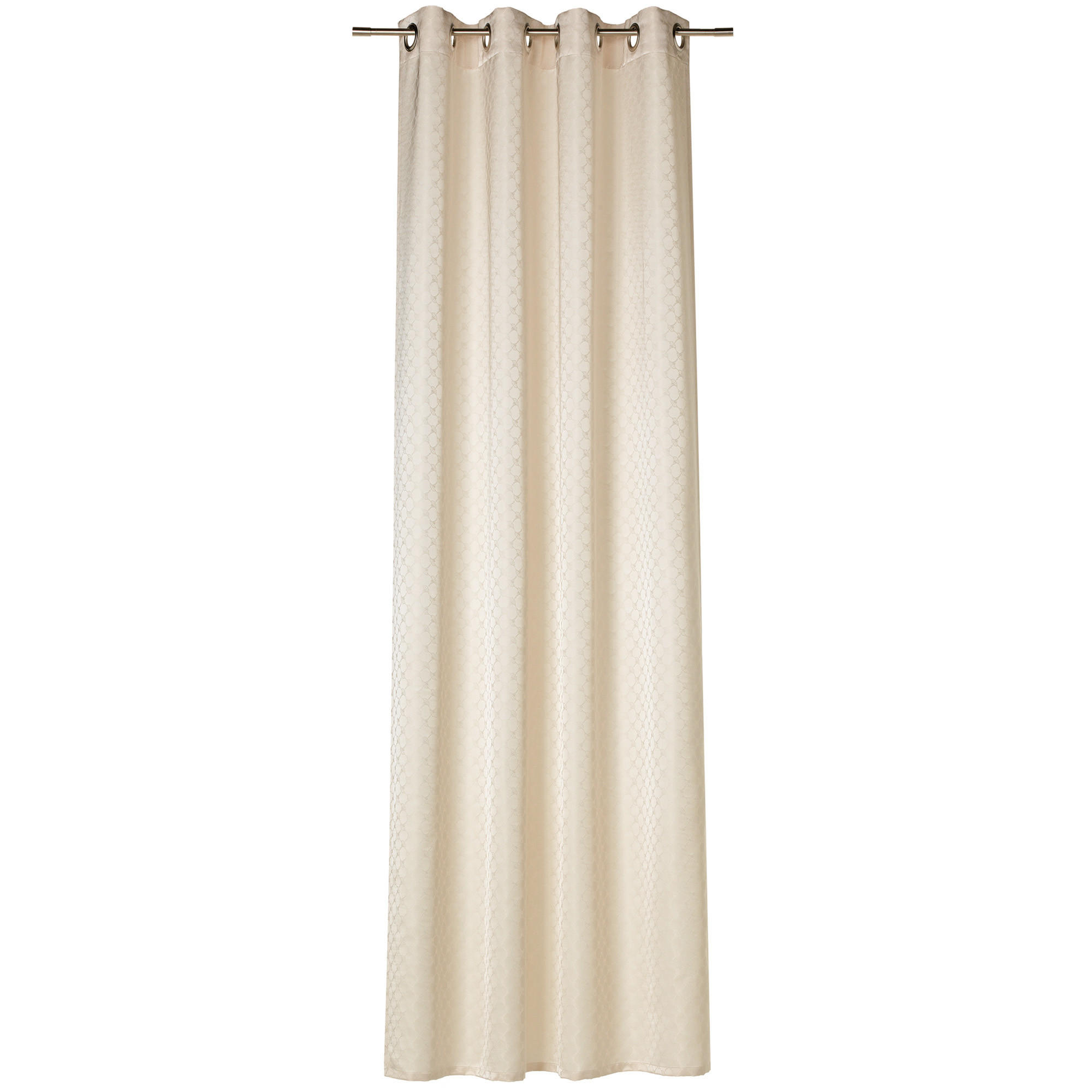 ÖSENVORHÄNGE ALLOVER NATUR - 030 - Beige, Textil (140/300cm) - Joop!