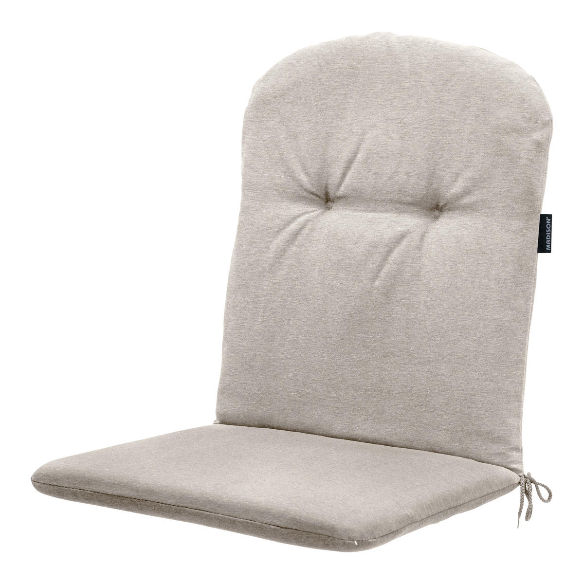 GARTENSTUHLKISSEN Panama - Beige - 96/45/3,5 cm - 4er-Set - Beige, Textil (45/3/96cm) - Madison