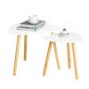 COUCHTISCH 2er Set Weiß - Weiß, Holz/Holzwerkstoff (52/55/45cm) - SoBuy