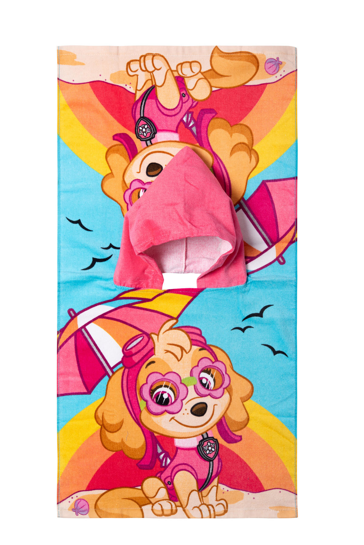BADEPONCHO Paw Patrol 50 x 100 cm - Multicolor, Textil (Einheitsgrößenull) - Paw Patrol