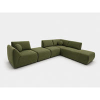 ECKSOFA Cordoba Modulares Rechts Grün - Grün, Textil (352/244cm) - KS Home Concept