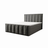 POLSTERBETT Aura Hellgrau 180x200 cm - Hellgrau, Textil (180/200cm) - B&B Home