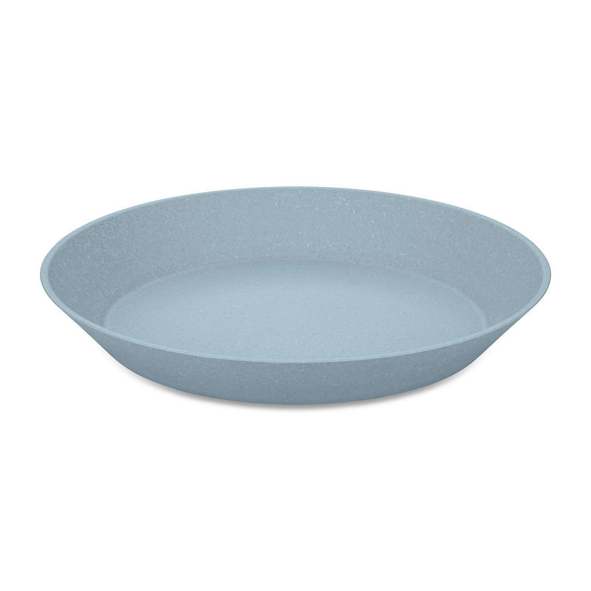 SUPPENTELLER Connect Nature flower blue 24/24/5 cm - Blau, Kunststoff (24cm) - KOZIOL