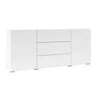KOMODA Glora Biela - biela, kompozitné drevo (140/63/35cm) - Petits-meubles
