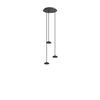 HÄNGELEUCHTE Santa Air 3-flammig Schwarz - Schwarz, Metall (11/11/3.2cm) - s.luce