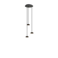 HÄNGELEUCHTE Santa Air 3-flammig Schwarz - Schwarz, Metall (11/11/3.2cm) - s.luce